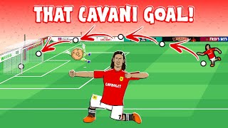 🤩EDINSON CAVANI LOB🤩 Man Utd vs Fulham Edinson Cavani Goal Highlights [upl. by Alley291]