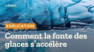 Réchauffement climatique la fonte des glaces s’accélère [upl. by Ogawa]