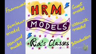 Human Resource Management MODELS FOMBRUN TICHY amp DEVANNA MODEL [upl. by Annayat271]