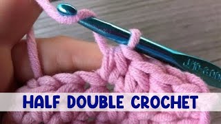 How to Work the Half Double Crochet Stitch HDC [upl. by Macdougall587]