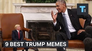 9 Best Memes From Trumps First 100 Days In Office [upl. by Ylim164]