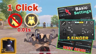 OMG😱BGMI All New Basic  Advance SETTINGSCONTROLS  Perfect BGMI Settings Guide  Daxua PUBG MOBILE [upl. by Eirrab]