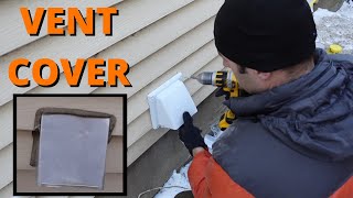 Dryer Vent Cover Installation [upl. by Phebe]