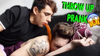 INSANE THROW UP PRANK ON BOYFRIEND [upl. by Alekram]