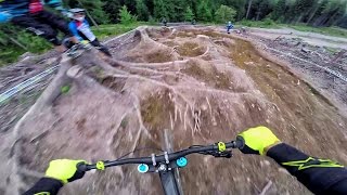 European Downhill Cup Leogang 2016  Course Preview Fabio Wibmer [upl. by Wehhtam]