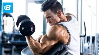 HighVolume Biceps Workout for Mass  Abel Albonettis 30Day Arms Program [upl. by Lauhsoj]