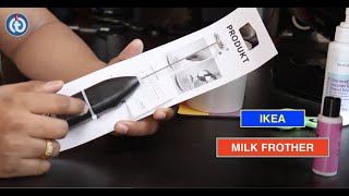 IKEA MILK FROTHER Review amp Battery Installation [upl. by Pren]