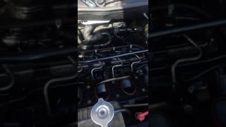 Mercedes Vito w638 test start injector change [upl. by Fionna]