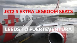 JET2S EXTRA LEGROOM SEATS REVIEW  Leeds Bradford to Fuerteventura [upl. by Bromley]