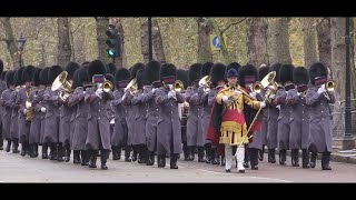 Remembrance Sunday 2014 London The Military Bands [upl. by Ishii]