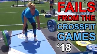 Exercises in Futility  Fails from the CrossFit Games 2018 [upl. by Nanahs]