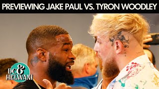 Previewing Jake Paul vs Tyron Woodley  DC amp Helwani [upl. by Thinia]