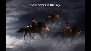 The Outlaws  Ghost Riders In The Sky Lyrics [upl. by Gosney]