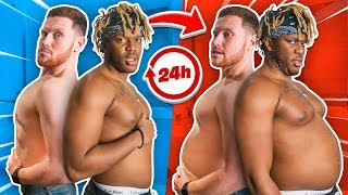 SIDEMEN MOST WEIGHT GAINED IN 24 HOURS CHALLENGE [upl. by Laekim]