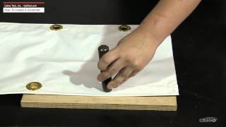 How to install a Grommet Eyelet [upl. by Enileqcaj]