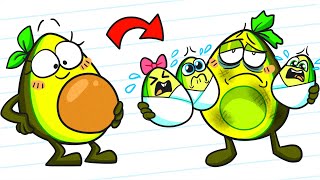 VEGETABLES HAD BABIES Life before and after Kids by Avocado Couple [upl. by Silver]