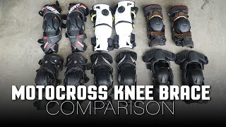 Motocross Knee Brace Comparison Full Test [upl. by Sternlight]