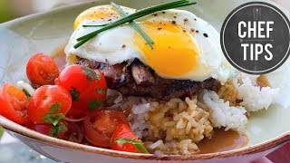 BEST LOCO MOCO RECIPE  Hawaiian Food  Chef Tips [upl. by Francisca]