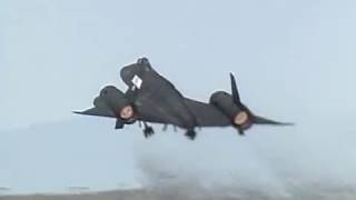 SR71 Takeoff at Edwards Air Force Base [upl. by Odnanref560]