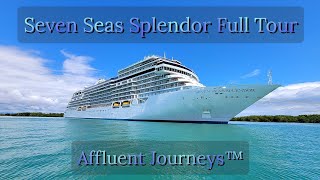 Regent Seven Seas Splendor Full Tour [upl. by Adnorehs]