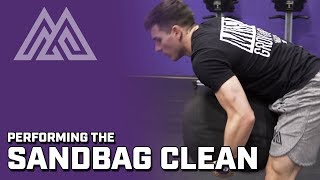 How to Perfect the Sandbag Clean [upl. by Pretrice]