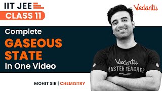 Gaseous State Class 11  One Shot  JEE 2024  IIT JEE  Mohit Ryan JEEVedantu ​ [upl. by Ssalguod]