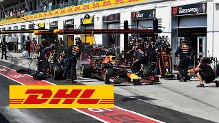 DHL Fastest Pit Stop Award New F1 Pit Stop World Record Red Bull RacingMax Verstappen [upl. by Dhar802]