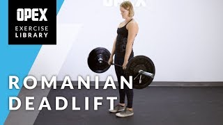 Romanian Deadlift  OPEX Exercise Library [upl. by Faux]