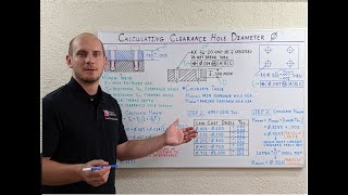 How to Calculate Clearance Hole Diameter w GDampT Positional Tolerance [upl. by Aidnama907]