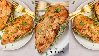 Spinach Stuffed Chicken with Cream Cheese [upl. by Initof187]