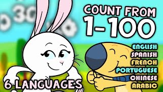 Counting to 100 in 6 Languages [upl. by Marijn]