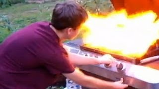 Danger in the Backyard Propane Grill Explosion [upl. by Lectra456]