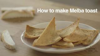 The Easiest Melba Toast Recipe  Good Housekeeping UK [upl. by Elihu359]