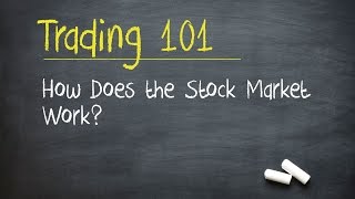 Trading 101 How Does the Stock Market Work [upl. by Romain]