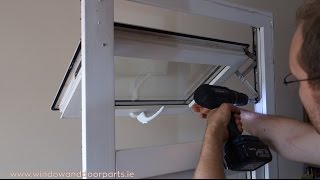 How to replace the hinges on a uPVC window [upl. by Kermy]