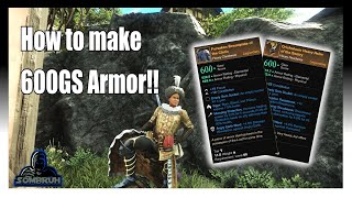 🔴How to craft 600GS Armor  New World [upl. by Nairrot]