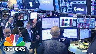 Stock Trading Halted After Markets Plunge At Market Open  NBC News [upl. by Ydniw]