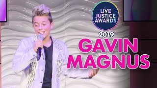 GAVIN MAGNUS  CRUSHIN 💗LIVE JUSTICE AWARDS [upl. by Rebekkah]