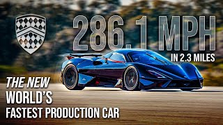 OFFICIAL SSC TUATARA BREAKS WORLD RECORD [upl. by Yllas]