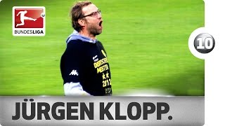 Jürgen Klopp  Top 10 Celebrations [upl. by Bridges]