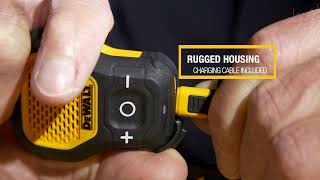 DEWALT Jobsite Pro Wearable Speaker [upl. by Nesrac131]