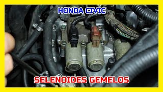 Honda Civic  Daño en selenoides gemelos [upl. by Idnim]