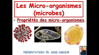 Propriétés des micro organismes microbes [upl. by Noellyn529]