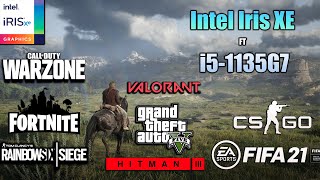 Intel Iris Xe graphics Test in 8 games  Intel iris Xe gaming [upl. by Haorbed]