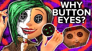 The CREEPY Origins of Coralines Button Eyes [upl. by Aihsinat]