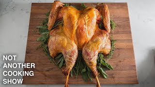 the easiest THANKSGIVING TURKEY in 90 MINUTES OR LESS [upl. by Onder]