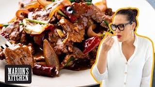 My Mongolian beef recipe amp how to make a tender beef stirfry 👊  Marions Kitchen [upl. by Prisilla]