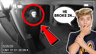 He broke into my houseLIVE FOOTAGE  Gavin Magnus [upl. by Ocimad772]