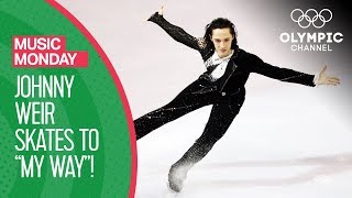 Johnny Weir Skates to quotMy Wayquot at the Torino 2006 Winter Olympics  Music Monday [upl. by Landau]