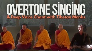 Overtone Singing amp Deep Voice Chant with Tibetan Monks [upl. by Neufer]